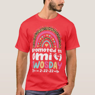 Tweemaal daags Omi Grandma New Baby Shower kont R T-shirt