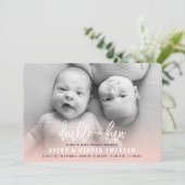 Tweemaal de geboorte van het kindermeisje van Fun  Aankondiging (Staand voorkant)