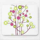 tweemaal de groene boom muismat (Voorkant)
