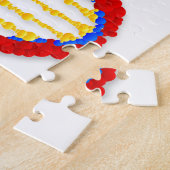 Tweemaal DNA-strengen Legpuzzel (Zijkant)