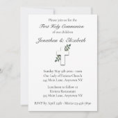 Tweemaal eerste uitnodiging van de Gemeenschap (Voorkant)