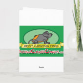 Tweemaal geklikte Kerstkaart! Feestdagen Kaart (Achterkant)