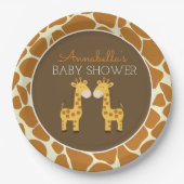 Tweemaal Giraffe Bord met dubbel papier (Voorkant)