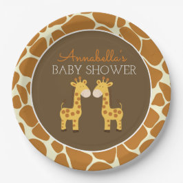 Tweemaal Giraffe Bord met dubbel papier