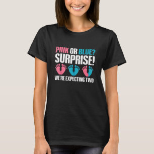 Tweemaal het Gendercitaat onthullen voor een gende T-shirt