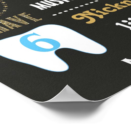 Tweemaal het poster van het eerste verjaardagskaar (Hoek)