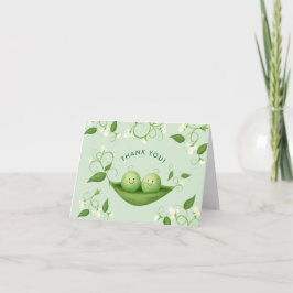 Tweemaal in twee doorgangen in een podsekseneutraa bedankkaart