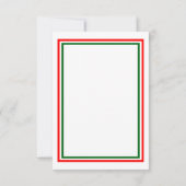 Tweemaal kersttrim - 3x5 Weddenschap Kaart (Achterkant)