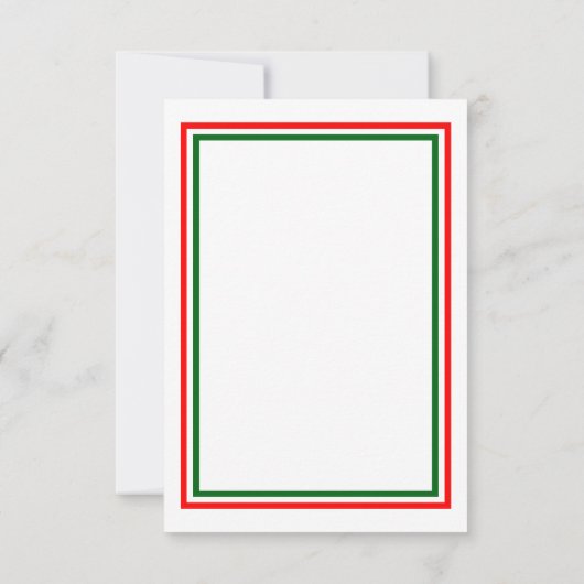 Tweemaal kersttrim - 3x5 Weddenschap Kaart (Achterkant)