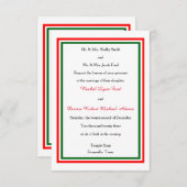 Tweemaal kersttrim - 3x5 Weddenschap Kaart (Voorkant / Achterkant)