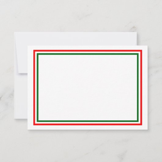 Tweemaal kersttrim - RSVP-kaart RSVP Kaartje (Achterkant)