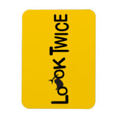 Tweemaal kijken voor motorfietsen magneet (Verticaal)