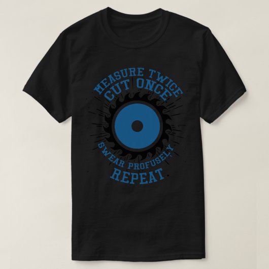 Tweemaal knippen t-shirt (Design voorkant)