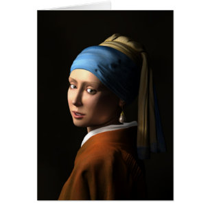 TWEEMAAL MEISJES MET EEN PEARL EARRING 3D Computer