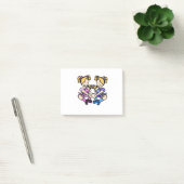 Tweemaal meisjes post-it® notes (Kantoor)
