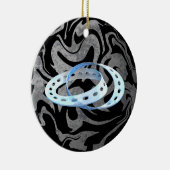 Tweemaal Mobiele Strips Keramisch Ornament (Rechts)