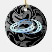 Tweemaal Mobiele Strips Keramisch Ornament (Voorkant)