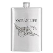 TWEEMAAL OCEAN LIFE HEUPFLES (Voorkant)