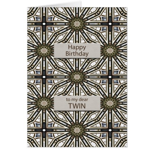 Tweemaal zondag Abstract Mandala Design (Voorkant)