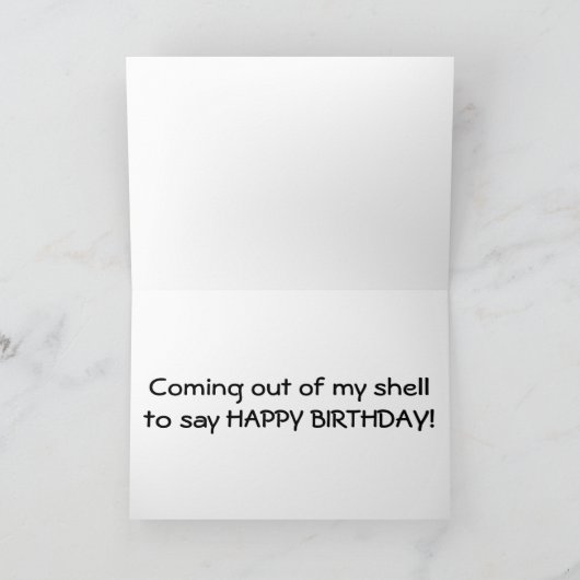 TWEEMAANDAG VAN UW TWEEDE - TURTLE UIT DE SCHELL KAART (Binnen)