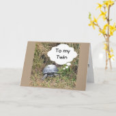 TWEEMAANDAG VAN UW TWEEDE - TURTLE UIT DE SCHELL KAART (Gele Bloem)