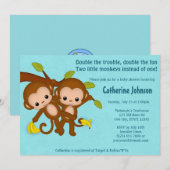 TWEEMAANDEN Babyschoenen BLAUW MM2 Kaart (Voorkant / Achterkant)