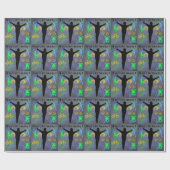 Tween Boy's Birthday Party Wrapping Paper Cadeaupapier (Vlak)