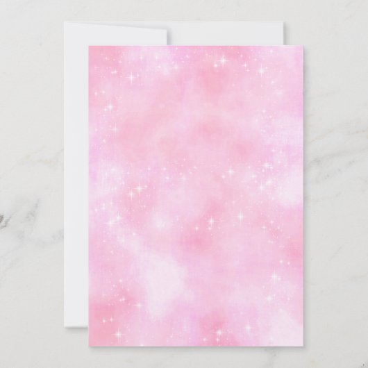 Tween Girl Mode Birthday Uitnodiging (Achterkant)