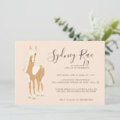 Tween Horseback Riding Party Invitation Kaart (Staand voorkant)