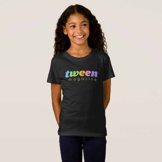 Tween Magazine Tshirt voor meisjes (Voorkant volledig)