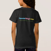Tween Magazine Tshirt voor meisjes (Achterkant)