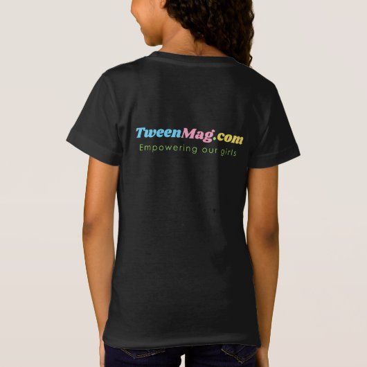 Tween Magazine Tshirt voor meisjes (Achterkant)
