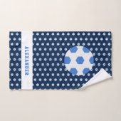 Tween Soccer Sports Name Gepersonaliseerd Athlete Bad Handdoek (Handdoek)