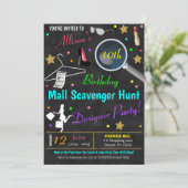 Tween Teen Birthday Party Invitation Kaart (Staand voorkant)