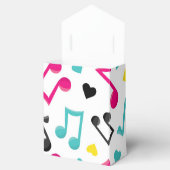 Tween Teen musical note Patroonpartij Pavesbox Bedankdoosjes (Geopend)