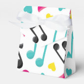 Tween Teen musical note Patroonpartij Pavesbox Bedankdoosjes (Voorkant Zijde)