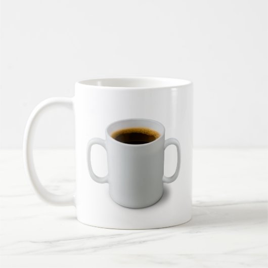 Tweeorenmok Koffiemok (Links)