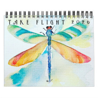 Tweepagig kalender 'Take Flight' (12 maanden)
