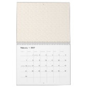 Tweepagina's Aangepaste Kalender | Kleurrijke Gezi (Feb 2027)