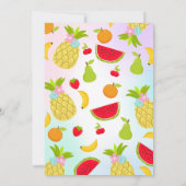 Tweepartijenuitnodiging 2e verjaardag kaart (Achterkant)