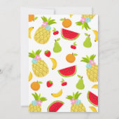 Tweepartijenuitnodiging 2e verjaardag kaart (Achterkant)