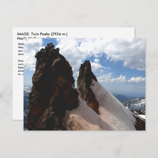 TWEEPREEKS BRIEFKAART (Voorkant / Achterkant)