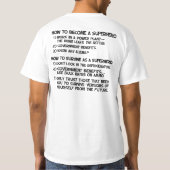 tweeslachtig T-shirt ($15) (Achterkant)