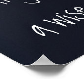 tweeslachtig versum voor vaderdag Psalm 23:24 Poster (Hoek)