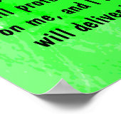 tweeslachtige psalm 91 poster (Hoek)