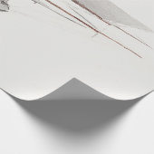 Tweesmasted Schooner met Dory door Winslow Homer Cadeaupapier (Hoek)