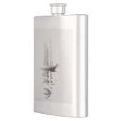 Tweesmasted Schooner met Dory door Winslow Homer Flacon (Links)