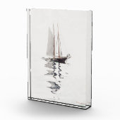 Tweesmasted Schooner met Dory door Winslow Homer Fotoblokken (Rechts)