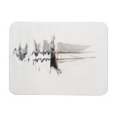 Tweesmasted Schooner met Dory door Winslow Homer Magneet (Horizontaal)