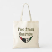 tweestatenoplossing tote bag (Achterkant)